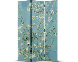 Fine Asianliving Kamerscherm Scheidingswand B120xH180cm 3 Panelen Van Gogh Amandel Bloesems