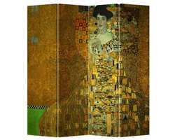 Fine Asianliving Kamerscherm Scheidingswand B160xH180cm 4 Panelen Gustav Klimt - Adele Bloch-Bauer Portret