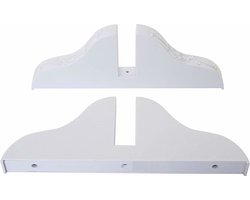 Fine Asianliving Kamerscherm Scheidingswand Onderzetter Houder Wit - 1 Stuk B30xD2xH10cm