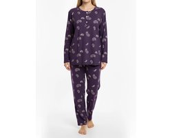 FINE WOMAN® 2316 Gevoerde Pyjama met fleece XXXL 44-46 paars
