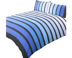 Finest Homeware dekbedovertrek Soho blauw - blended katoen - 1-persoons
