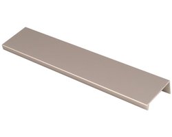 Fingertip Designs - Greeplijst – Minimalistisch en Praktisch voor Kasten en Lades - Satijn Nikkel / 40 x 200mm