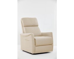 Finlandic Elektrische relax en sta op stoel F-601 lichtbeige - tot 100 kg gebruikersgewicht - tussen 1,62 en 1,82m lichaamslengte