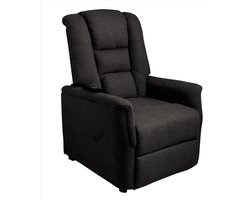 Finlandic F-402 Elektrische Verrijdbare Sta-op Stoel, 2-motorig, Donkergrijs, tot 120 kg gebruikersgewicht - tussen 1,65 en 1,85m lichaamslengte