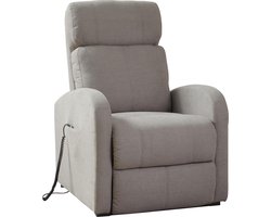 Finlandic Luxe Elektrische relax en sta op stoel F-201 taupe - tot 120 kg gebruikersgewicht - tussen 1,65 en 1,85m lichaamslengte - gebruiksklaar geleverd