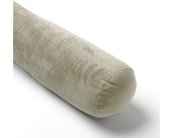 FINN - Tochtstopper 90x10 cm - velvet - Pumice Stone - beige