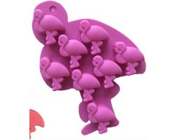 Finnacle - Creëer heerlijke ijskoude lekkernijen met de Flamingo Siliconen Ijs Mallen - perfect voor ijsblokjes, fruit, chocolade en meer! Maak je eigen Candy Bar met dit veelzijdige keukengereedschap.