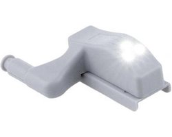 Finnacle - Keukenkast verlichting - Lampjes voor in keukenkastje - Kastverlichting - LED lamp op scharnier - LED verlichting - 4 stuks - Scharnier - Kledingkast - Kastdeur - Keukenkast