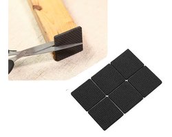 Finnacle - Meubelbeschermer - 12 stuks - Vierkant - Meubel Onderzetters - Vloerbeschermer - Anti-slip /Anti-kras Vilt - 4,5/4,5CM