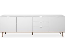 Finori - Dressoir - Wit - 200x40x68 cm