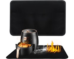 Fire Resistant Mat 2 Pieces Oil Mat Outdoor Floor Mat Fireplace Mat Flame-Retardant Mat for Kitchen Floor Protection Mat for Gas Barbecues Charcoal Grill Fireplaces