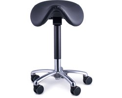 Firmseats Love to Work Home XL - Ergonomische zadelkruk op wielen - Zwart