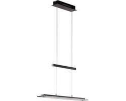 Fischer & Honsel - Hanglamp Tenso TW - 22W LED - 2800 lumen - Dimbaar - lengte 115cm - in hoogte verstelbaar - 2700/3350/4000K - Zwart