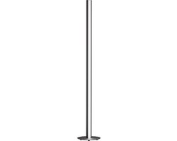 Fischer & Honsel Staande lamp Beat TW - Metalen vloerlamp - 140cm - LED 41 W - Mat Zwart - Dimbaar - Satijn Acrylglas