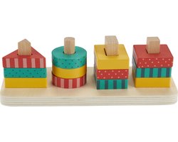 Fisher-Price Houten Vormstapelaar - Sorteerspeelgoed