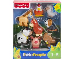 Fisher Price Little People Boerderijdieren - 8-delige set - Speelfiguren