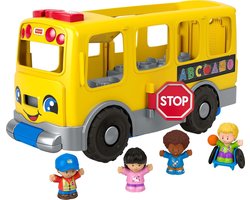 Fisher-Price Little People Grote schoolbus - Peuter speelgoed speelfigurenset