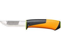 Fiskars 1023619 - Monteursmes met Slijper - Roestvrij Staal - Ergonomische Handgreep
