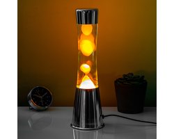Fisura Lavalamp Chroom Oranje lava
