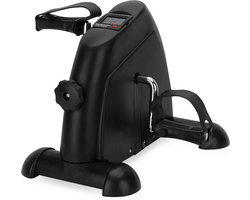 Fitby Stoelfiets - Bureaufiets - Deskbike - Mini hometrainer - LCD display - Zwart