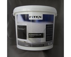 Fitex Glasweefsellijm Transparant - 10 liter- Lijm - Transparant - Binnen - Mat -