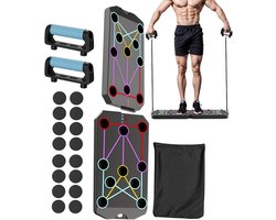 Fitness Tafel - Krachtstation - Intensieve Training - Kleurgecodeerde Zones - 40x20x7 cm - Multicolor