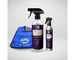 Fix & Fresh - Leer onderhoud set - Auto detailling - Leren meubels