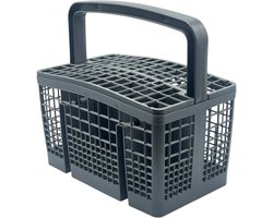 Fixem® Bestekmandje voor Vaatwasser - Stevige bodem structuur - Geschikt voor meerdere merken vaatwassers - Bestek korf - 21x22x13.5 cm - met inkepingen