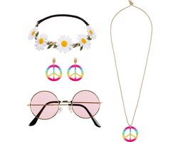 Fjesta© Carnaval accessoireset – Hippie outfit set