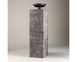 Fjôrd Zuil Ramsvik 40x130cm Grijs