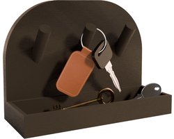 Flaare - sleutelrekje - sleutelbakje - sleutelhouder - sleutel organizer - zonder boren - zwart - staand