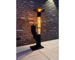 Flamesa Inferno Compact - Kleine Pelletkachel voor Buiten - Terrasheater & Terras Verwarmer - Tuin Haard