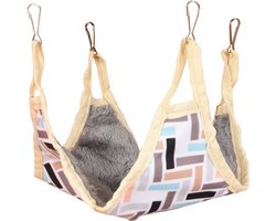 Flamingo Clavio - Hangmat Knaagdier - Hamsterhangmat Clavio 27x27cm - 1st - 127134 - 1st