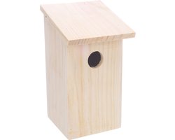 Flamingo Nestkastje Bizi Hout – FSC-gecertificeerd Dennenhout, Weerbestendig, Mooi Design voor in uw Tuin