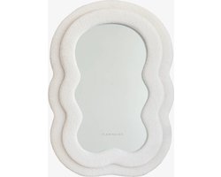 Flamingueo - Spiegel Charlie - teddy bouclé - gebroken wit