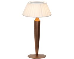 Flaminia Zafferano Led Touch oplaadbare tafellamp - Klassiek design draadloos brons