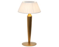 Flaminia Zafferano Led Touch oplaadbare tafellamp - Klassiek design draadloos goud