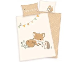 Flanel Dekbedovertrek Forest Friends Ledikant