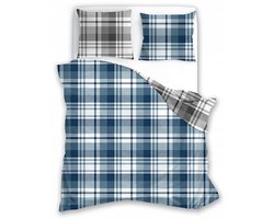 Flanellen Dekbedovertrek 140x200cm - Zacht & Warm - Kwaliteit Katoen