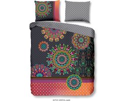 Flanellen Dekbedovertrek - 140x220cm - Tweepersoons - Inclusief Kussenslopen - 100% Flanel Katoen - Multicolor