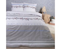 Flanellen Kerst Dekbedovertrek 140x200 Katoen