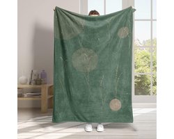 Flanellen Plaid - Microvezel Deken - Gezellig Thuis - Stijlvol 3D-patroon - 100 x 130 cm - Meerkleurig