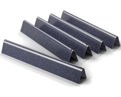 Flavorizer Bars 445cm 7621 voor Weber Genesis 300 E310 S310 E320 S320 E330 EP310 Gasgrill - Porseleinen Stalen Vlamverspreider