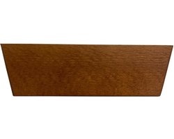 FLE - Meubelpoot kersen vierkant 16 bij 4,5 cm en hoogte 5 cm van massief hout