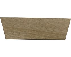 FLE - Meubelpoot vierkant 16 bij 4,5 cm en hoogte 5 cm van massief hout