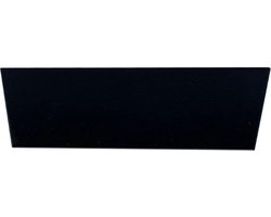 FLE - Meubelpoot zwart vierkant 16 bij 4,5 cm en hoogte 5 cm van massief hout