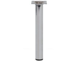 FLE - Stalen meubelpoot chroom rond ø 3 cm en hoogte 30 cm