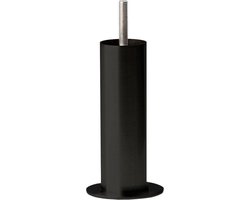 FLE - Stalen meubelpoot zwart rond ø 4 cm en hoogte 17 cm (M8)