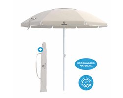Fleau Goods Strandparasol - Parasol Strand / Tuin - Diameter 180 cm - Verstelbaar - UV Bescherming - Stokparasol - Tuinparasol - Met Draagtas