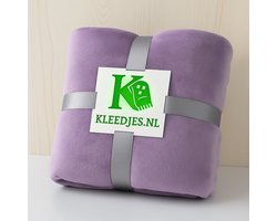 Fleece deken - Paars